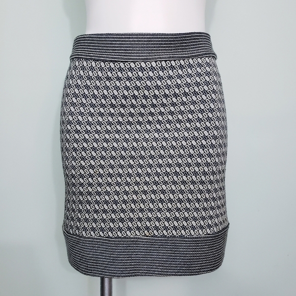 Diane Von Furstenberg Dresses & Skirts - DVF Diane Von Furstenberg Caitrin Knit Skirt Grey Blue Cream
